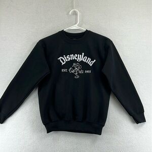 Glidan Youth Disney Sweatshirt Size M Black Cotton/Polyester New w/o Tags